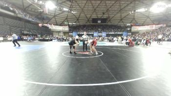 Boys 2A 175 lbs Champ. Round 1 - Mario Lamas, Selah vs Max Mishler, W. F. West
