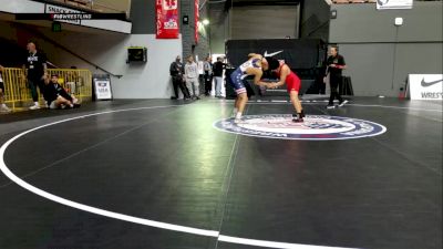 All Cadet Boys Freestyle Upper - 144 lbs Champ. Round 1 - Benjamin J Flores, McFarland High School Wrestling vs Uriel Hernandez