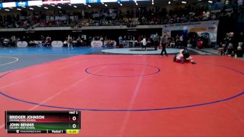 145 lbs Cons. Round 1 - BRIDGER JOHNSON, Chugiak High School vs John Bennis, Colony High School