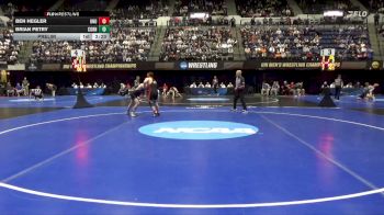 165 lbs Prelim - Ben Hegler, Ohio Northern vs Brian Petry, Cornell College
