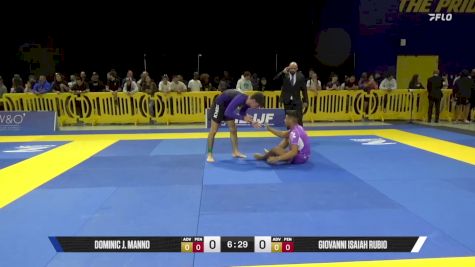 Giovanni Isaiah Rubio vs Dominic J. Manno 2025 Pan IBJJF Jiu-Jitsu No-Gi Championship