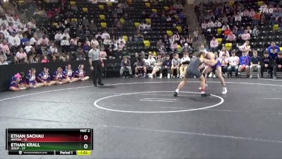 132 lbs Consolation Wb - Ethan Sachau, Hinton vs Ethan Krall, Jesup
