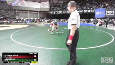 1A 190 lbs Quarterfinal - Stephen Ibsen, Castle Rock vs Aiden Ford, Zillah