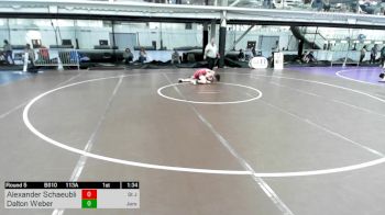 113A lbs Consi Of 4 - Alexander Schaeublin, St John's Prep vs Dalton Weber, Jersey 74