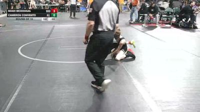 55 lbs Round Of 16 - Noah McDougal, Sussex Wantage Wrestling Club vs Cameron Convento, All I See Is Gold Academy
