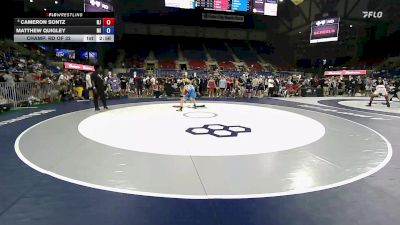 120 lbs Champ. Rd Of 32 - Cameron Sontz, NJ vs Matthew Quigley, MI