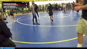 83 lbs Quarterfinal - Cheyenne Walker, LV Bear Wrestling Club (Spring vs Trenton Rowley, Moapa Valley Wrestling Club