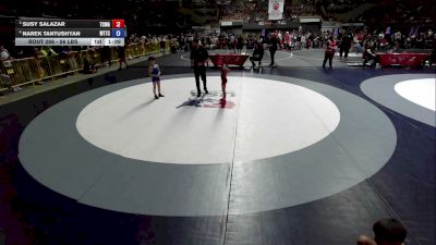 56 lbs Champ. Round 3 - Susy Salazar, TUF California Wrestling Academy vs Narek Tantushyan, World Team Training Center