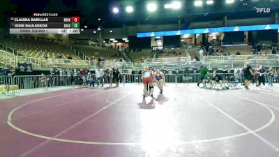 235 lbs Cons. Round 1 - Josie Raulerson, Columbia vs Claudia Barillas, Rockledge