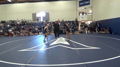 117 lbs Cons. Round 5 - Hayden Fry, Menlo College vs Alyson Ortiz, Umpqua Community College