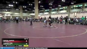 120 lbs Round 1 (10 Team) - Carson Corl, South Johnston vs Samuel Marvel, Wellington