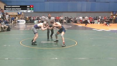 2 - 132 lbs Cons. Round 2 - Elijah Anderson, Union vs Nolan Adolphson, Strasburg