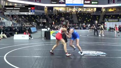 103 lbs Cons. Round 4 - Avery Kibelbek, King University vs Brianne Graves, North Central College