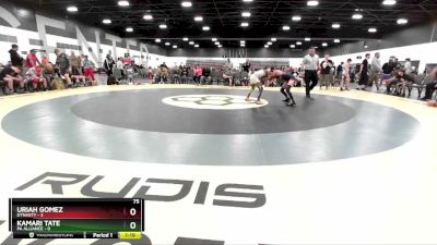 75 lbs Placement Matches (8 Team) - Uriah Gomez, Dynasty vs Kamari Tate, PA Alliance