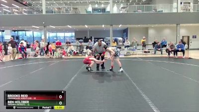 84 lbs Semis & 1st Wrestleback (8 Team) - Ben Holober, Virginia Patriots vs Brooks Reid, Crossroads Wrestling