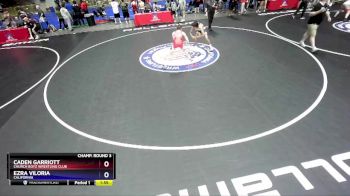 120 lbs Champ. Round 3 - Caden Garriott, Church Boyz Wrestling Club vs Ezra Viloria, California