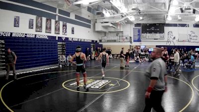 145 lbs Champ. Round 2 - Kash Julius, West Shamokin Hs vs Jahvon Woods, Washington Hs