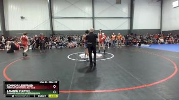 120-126 lbs Quarterfinal - Connor Leibfried, Askeo International Mat Club vs Landon Fulton, Thunder Mountain Wrestling Club