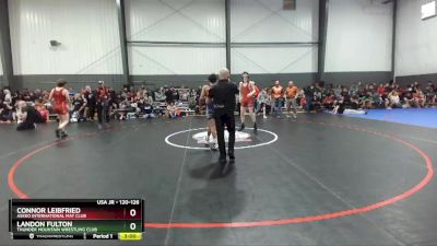 120-126 lbs Quarterfinal - Connor Leibfried, Askeo International Mat Club vs Landon Fulton, Thunder Mountain Wrestling Club