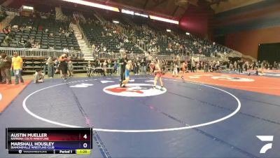 92 lbs 1st Place Match - Austin Mueller, Natrona Colts Wrestling vs Marshall Housley, Diamondville Wrestling Club