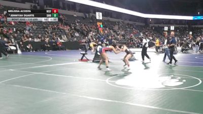 110 lbs Round Of 16 - Melissa Acosta, West Covina (SS) vs Jenniyah Duarte, Sanger (CS)