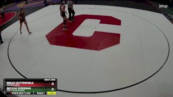 Semifinal - Beckah Gossman, Fort Calhoun Girls vs Bekah Butterfield, Stanton Girls