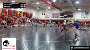 High School - 140 lbs Consolation Round 1 - Josh Levin, Morris Hills vs Skylar Irvin, Ocean Twp
