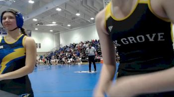 126 lbs Quarterfinals (8 Team) - Gigi Whitten, Oxford vs Brooklyn Worrell, Oak Grove High School
