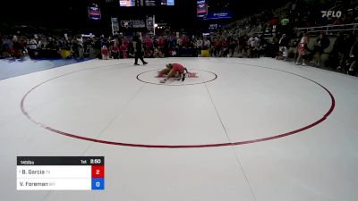 145 lbs Round Of 64 - Brijatte Garcia, TX vs Veil Foreman, WY