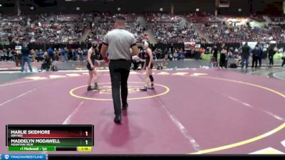 100 lbs Champ. Round 2 - Marlie Skidmore, Owyhee vs Maddelyn Modawell, Mountain View