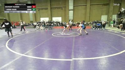 138 lbs Cons. Round 5 - Aiden Hahn, Farmington vs Zachary Bleess, Grain Valley