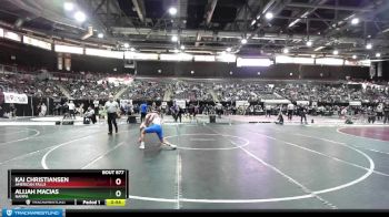 113 lbs Cons. Round 2 - Kai Christiansen, American Falls vs Alijah Macias, Nampa