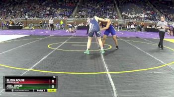 D3-215 lbs Semifinal - Joel Simon, Lakewood HS vs Elizin Rouse, Kingsford HS