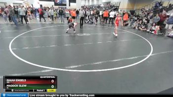 105 lbs Quarterfinal - Isaiah Engels, MN vs Maddox Glew, IA