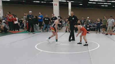 88 lbs Quarters - Uriah Garcia, BullTrained Wrestling vs Malachi Lial, FM Wrestling Club