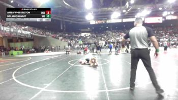 115 lbs Cons. Round 3 - Delanie Knight, Wasatch vs Amea Whittington, Caldwell