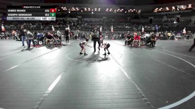 49 lbs Consi Of 8 #2 - James Nuara, Apex vs Joseph Gemgnani, Belvidere Braves