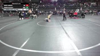 75 lbs Round Of 32 - Enzo Amato, Rfh vs Drew Elliott, Shore Thing