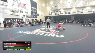 175 lbs Quarterfinal - Wyatt Wells, Cheney vs Daxton Dickson, Eastmont