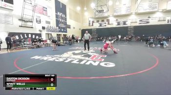175 lbs Quarterfinal - Wyatt Wells, Cheney vs Daxton Dickson, Eastmont