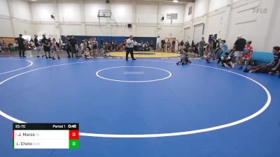 65-70 lbs 3rd Place Match - Jiana Mares, Team Selma vs Lorenzo Choto, Daniel Cormier WA