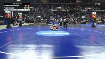 165 lbs Cons. Round 2 - Teagan Hendricks, Ohio Northern vs Josh Heuss, Wis.-Stevens Point