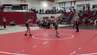 157 lbs Cons. Round 1 - Jake Pidde, Fulton (H.S.) vs Brody Bell, Iowa City, Liberty
