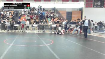 157 lbs Consi Of 8 #1 - Joshua Millerick, Taunton vs Gavin Olinde, Leominster