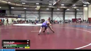 285 lbs Cons. Round 2 - Michael Filieri, Springfield College vs Thomas Goodwin, Williams College