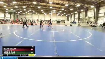 92 lbs Round 5 (6 Team) - Legend Ellis, Oklahoma Storm vs Elijah Collick, Team Ohio