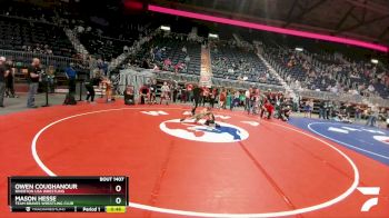 67 lbs Cons. Round 2 - Mason Hesse, Team Braves Wrestling Club vs Owen Coughanour, Riverton USA Wrestling