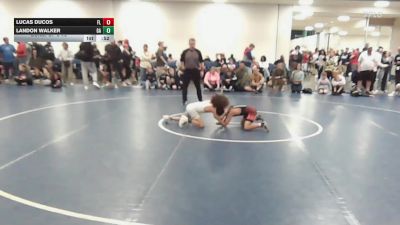 70 lbs Consi Of 8 #2 - Lucas Ducos, FL vs Landon Walker, GA