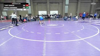 190 lbs Cons. Round 4 - Sophia Castorena, Goddard vs Katy Duncan, Tonganoxie