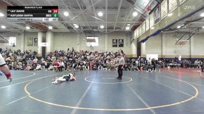 145 lbs Semifinal - Tessa Master, Watertown vs Kiernan Coyle, Bristol-Plymouth